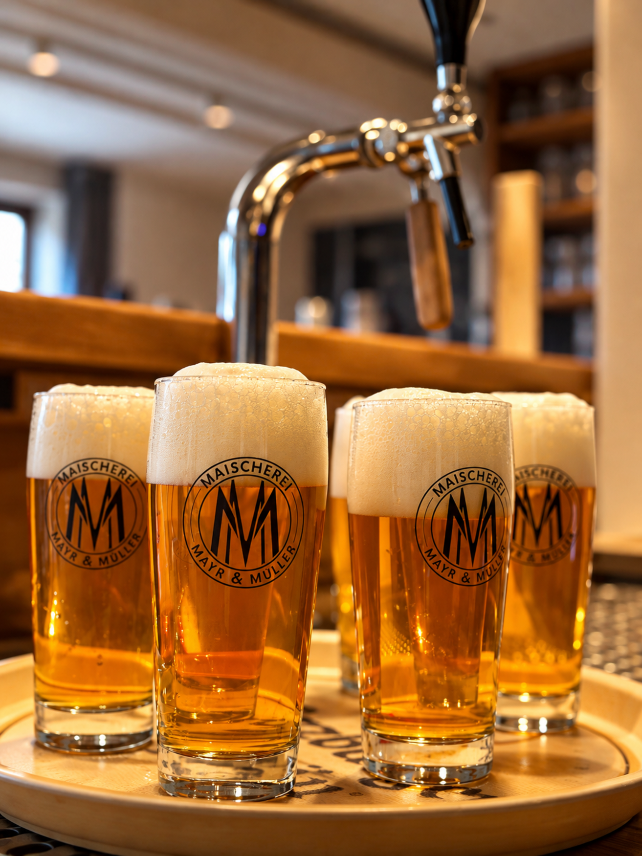 Vier_frisch_gezapfte_Maischerei-Biere